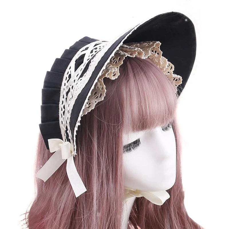 Cute Lolita Maid Kawaii Japan Style Sun Hat Party Props Cosplay Accessory Props Dress Up Hand-made Headwear Headband 
Cute Lolita Maid Kawaii Japan Style Sun Hat Party Props Cosplay Accessory Props Dress Up Hand-made Headwear Headband