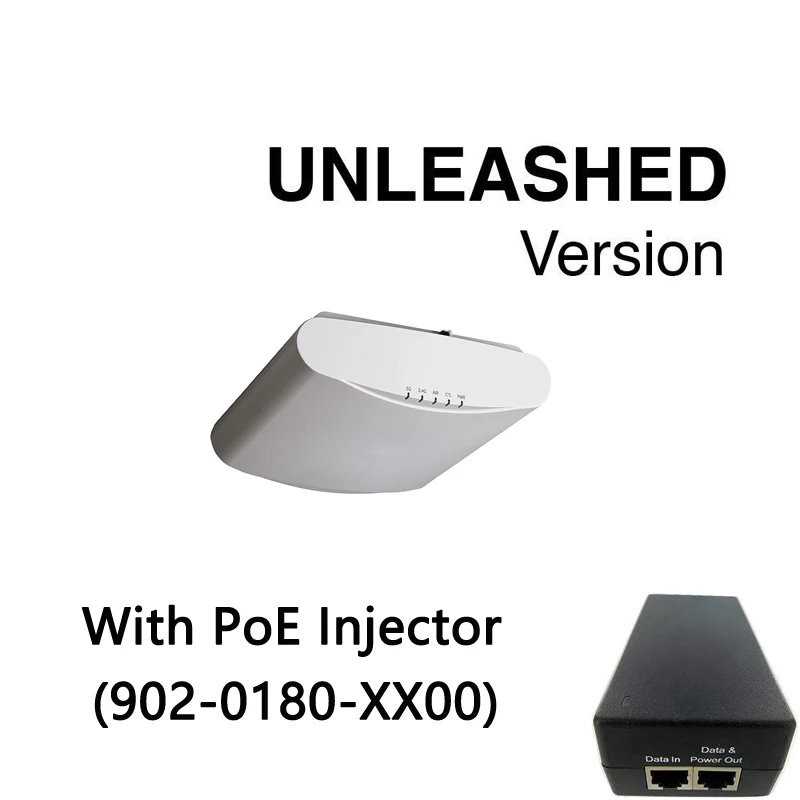 Ruckus Wireless Unleashed ZoneFlex R720 9U1-R720-WW00 (alike 9U1-R720-US00)With PoE Injector (902-0180-XX00) Indoor Access Point
Ruckus Wireless Unleashed ZoneFlex R720 9U1-R720-WW00 (alike 9U1-R720-US00)With PoE Injector (902-0180-XX00) Indoor Access Point