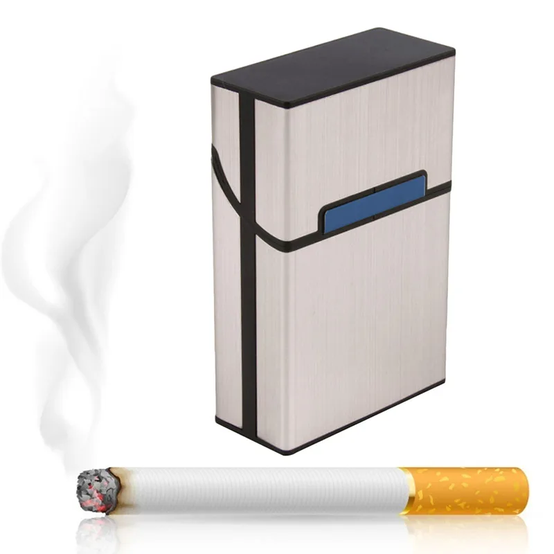 Легкая алюминиевая сигарета, чехол, карманная коробка, контейнер для хранения, аксессуары для сигарет 
Легкая алюминиевая сигарета, чехол, карманная коробка, контейнер для хранения, аксессуары для сигарет