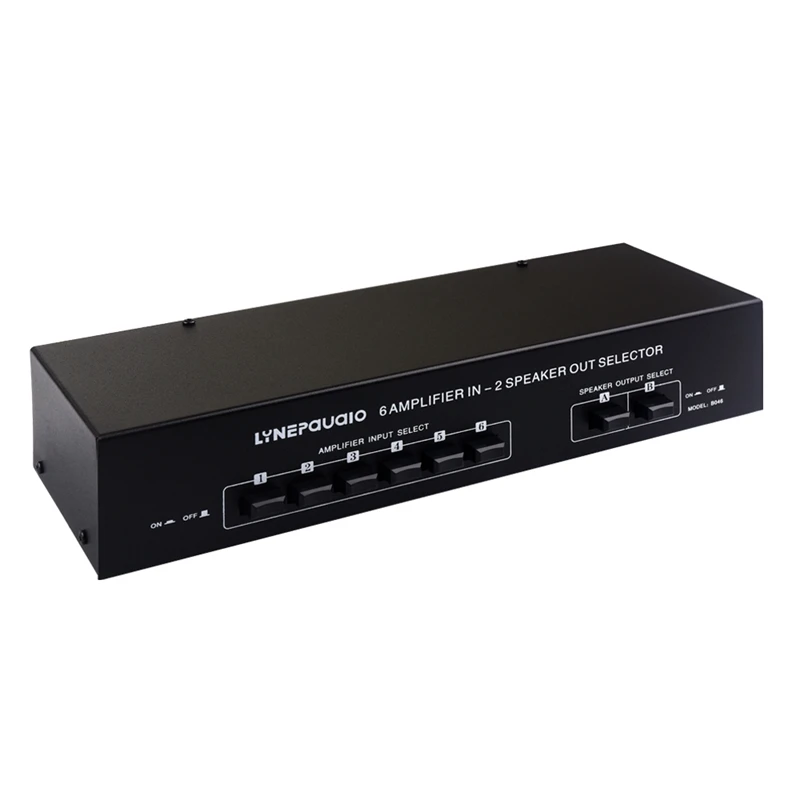 6 In 2 Out Power Amplifier Switcher/Loudspeaker Switch Distribute Device/Compare Device 300W Without Consumption
6 In 2 Out Power Amplifier Switcher/Loudspeaker Switch Distribute Device/Compare Device 300W Without Consumption