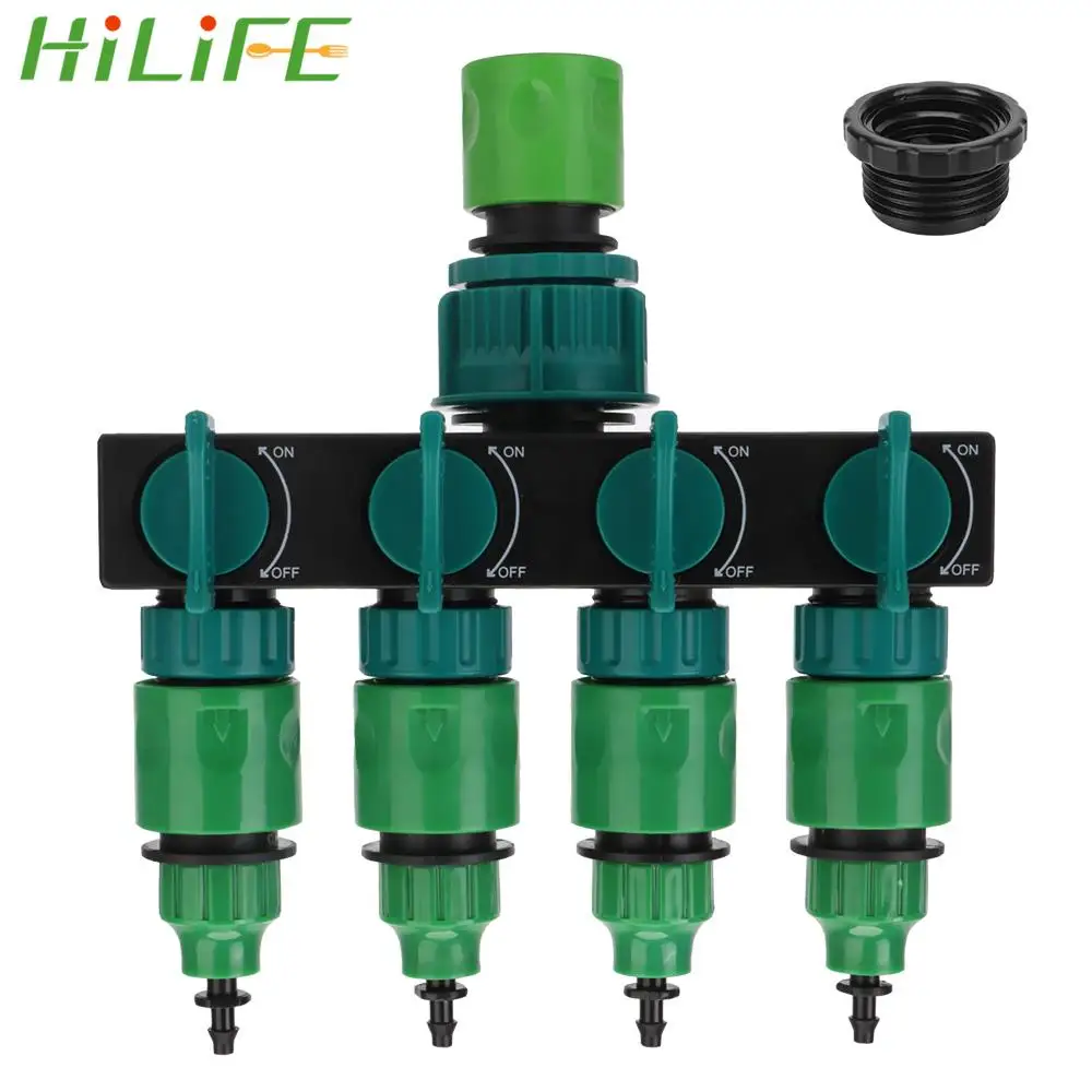 HILIFE 1/2"-3/4"-1" Irrigation Adapter 4-way Water Hose Connectors For Outdoor Tap Faucet Hose Splitters
HILIFE 1/2"-3/4"-1" Irrigation Adapter 4-way Water Hose Connectors For Outdoor Tap Faucet Hose Splitters