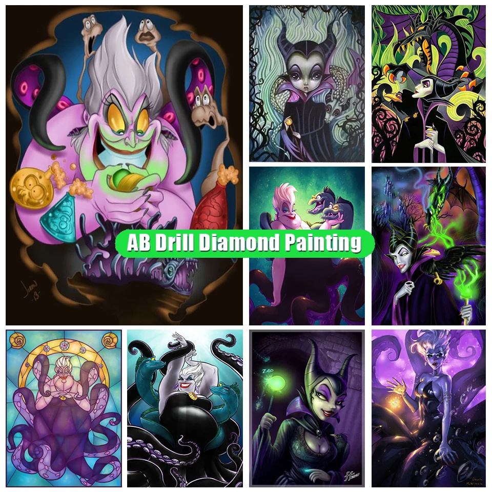 5D Ab Diamond Painting Disney Cartoon Big Eyes Maleficent Cute Witch Cross Stitch Embroidery Mosaic Drill Home Decor Gift Ll189
5D Ab Diamond Painting Disney Cartoon Big Eyes Maleficent Cute Witch Cross Stitch Embroidery Mosaic Drill Home Decor Gift Ll189
