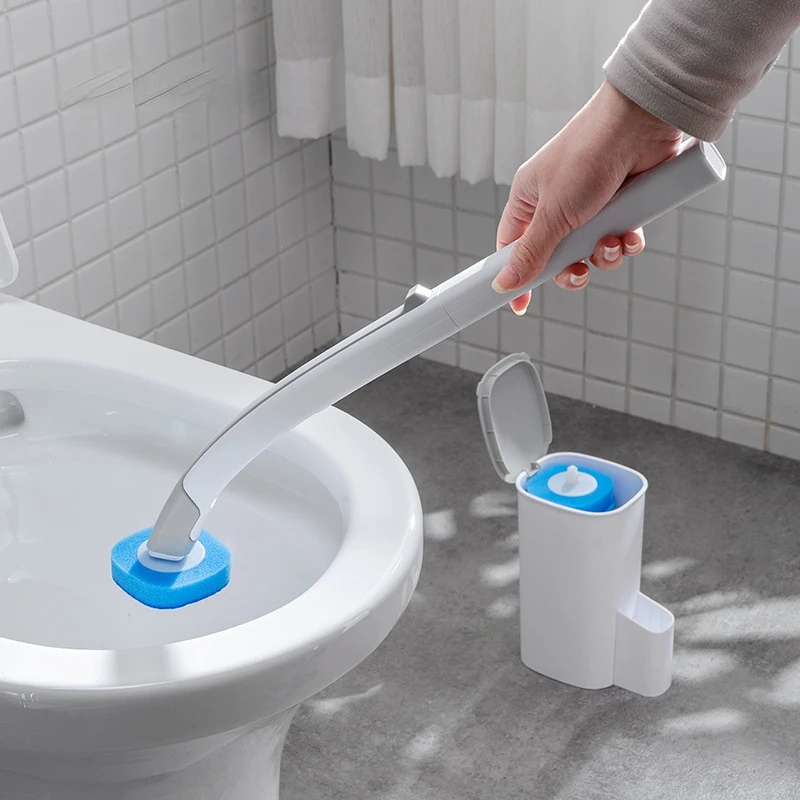 New Disposable Toilet Brush Set Household Long Handle Toilet Brush Sponge Replacement Head No Dead Corner Toilet Cleaning Brush
New Disposable Toilet Brush Set Household Long Handle Toilet Brush Sponge Replacement Head No Dead Corner Toilet Cleaning Brush
