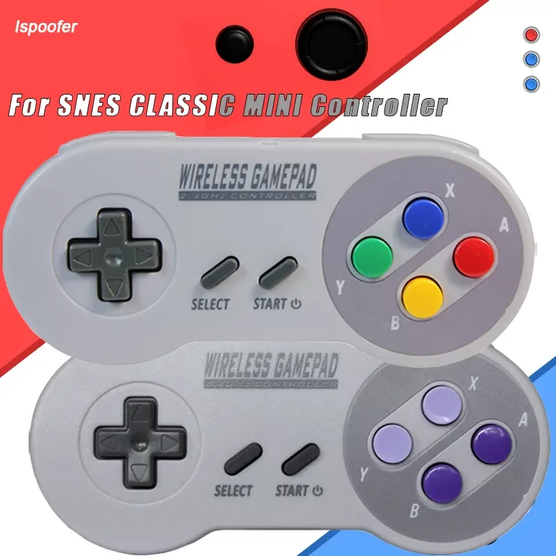 New 2.4GHz Wireless Gamepad Controller for Super NES & SNES classic Wireless Console controller joystick game
New 2.4GHz Wireless Gamepad Controller for Super NES & SNES classic Wireless Console controller joystick game
