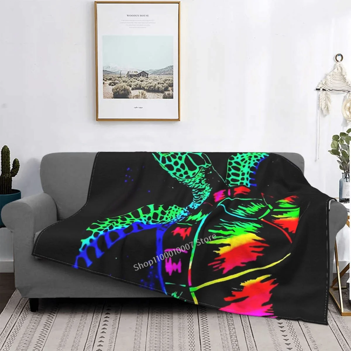 Glowing Rainbow Sea Turtle Throw Blanket Throw Blanket 3D printed sofa bedroom decorative blanket children adult Christmas gift
Glowing Rainbow Sea Turtle Throw Blanket Throw Blanket 3D printed sofa bedroom decorative blanket children adult Christmas gift