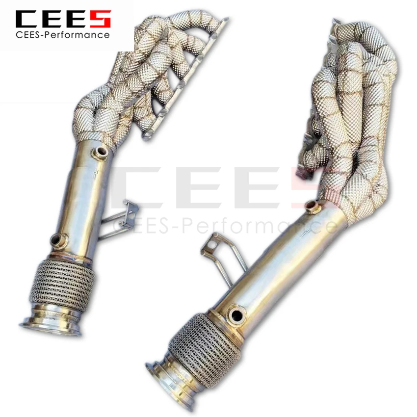 CEES Exhaust System For Lamborghini LP560 LP550 LP570 LP580 LP610 5.2L V10 Headers Manifold Test Pipe No cat Downpipe
CEES Exhaust System For Lamborghini LP560 LP550 LP570 LP580 LP610 5.2L V10 Headers Manifold Test Pipe No cat Downpipe