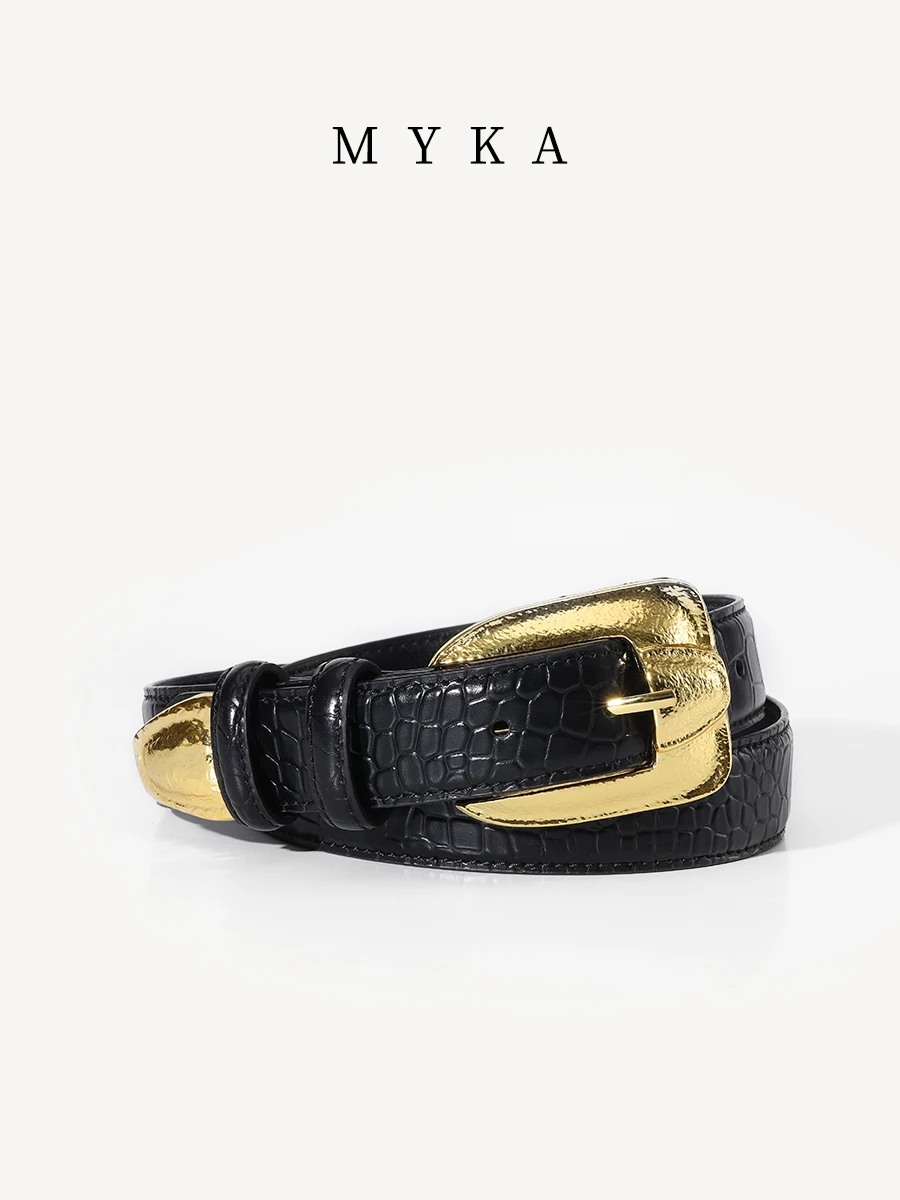 Small French retro leather ins belt women fashion Joker with pants wide belt women decoration tide
Small French retro leather ins belt women fashion Joker with pants wide belt women decoration tide