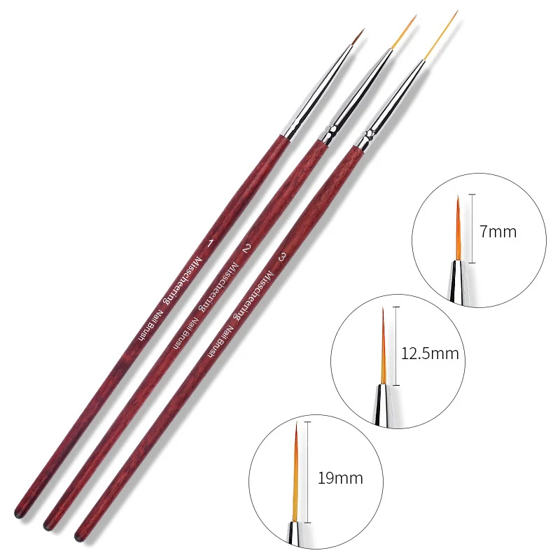 Nail art tools nail pull line painting pen carved hook line pen black rod mahogany rod pull line pen nail supplies
Nail art tools nail pull line painting pen carved hook line pen black rod mahogany rod pull line pen nail supplies
