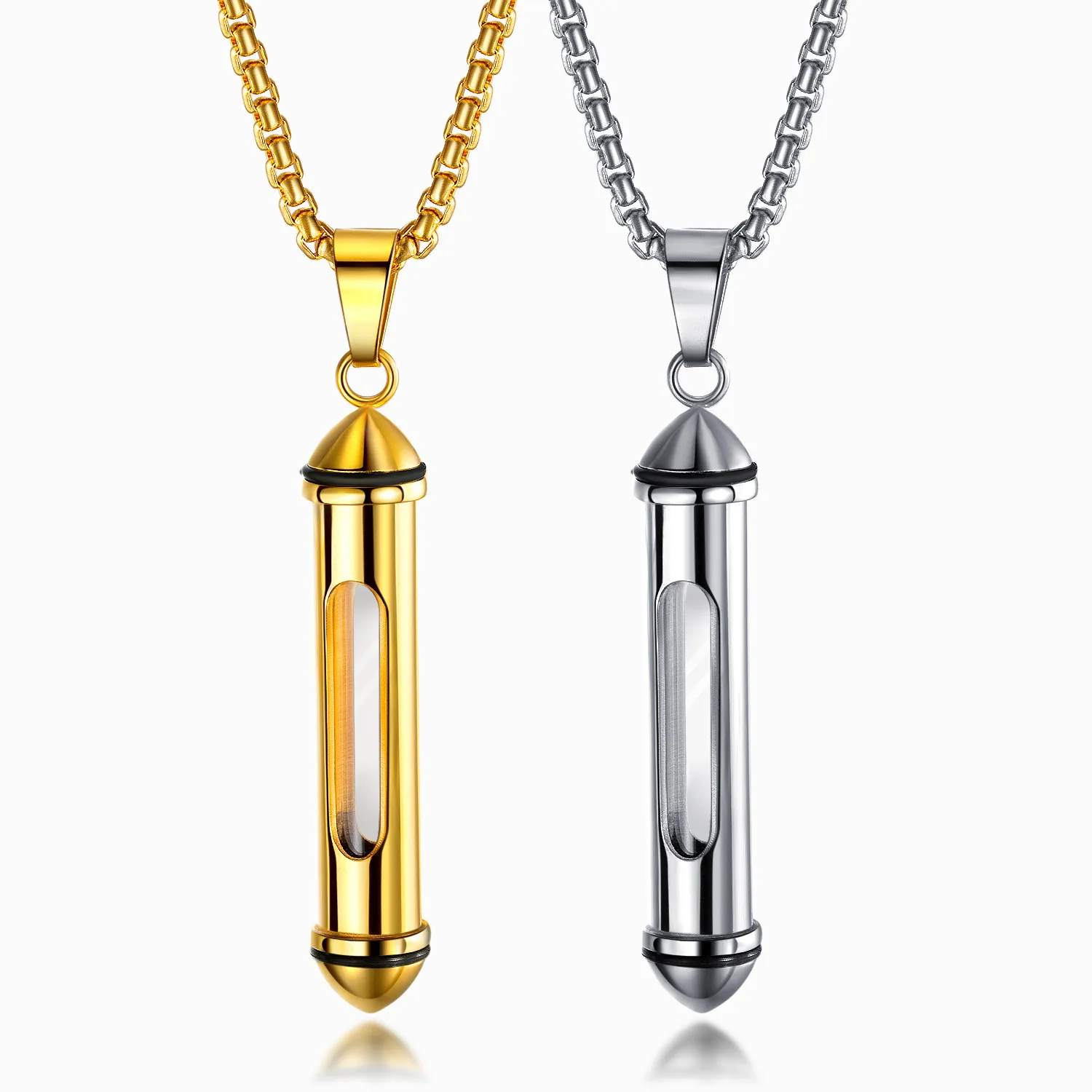 Titanium Steel Cylinder Pendant Can Be Opened Pet Urn Necklace Stainless Steel Men Pendant
Titanium Steel Cylinder Pendant Can Be Opened Pet Urn Necklace Stainless Steel Men Pendant