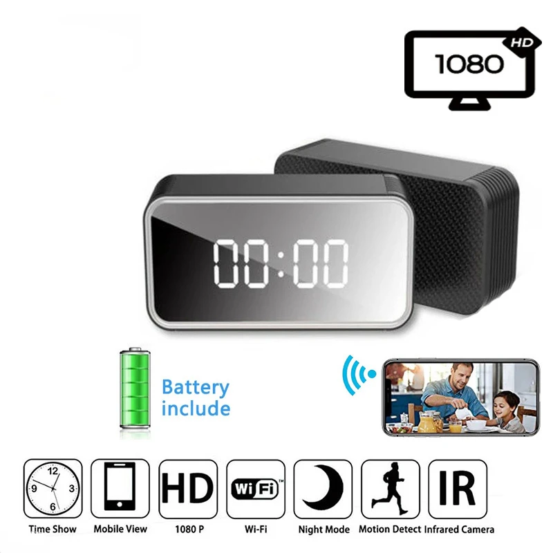 HD 1080P Mini Video Camera Wireless WiFi ip cam Night Vision Motion Detection Remote View Audio Recorder Support TF Card
HD 1080P Mini Video Camera Wireless WiFi ip cam Night Vision Motion Detection Remote View Audio Recorder Support TF Card