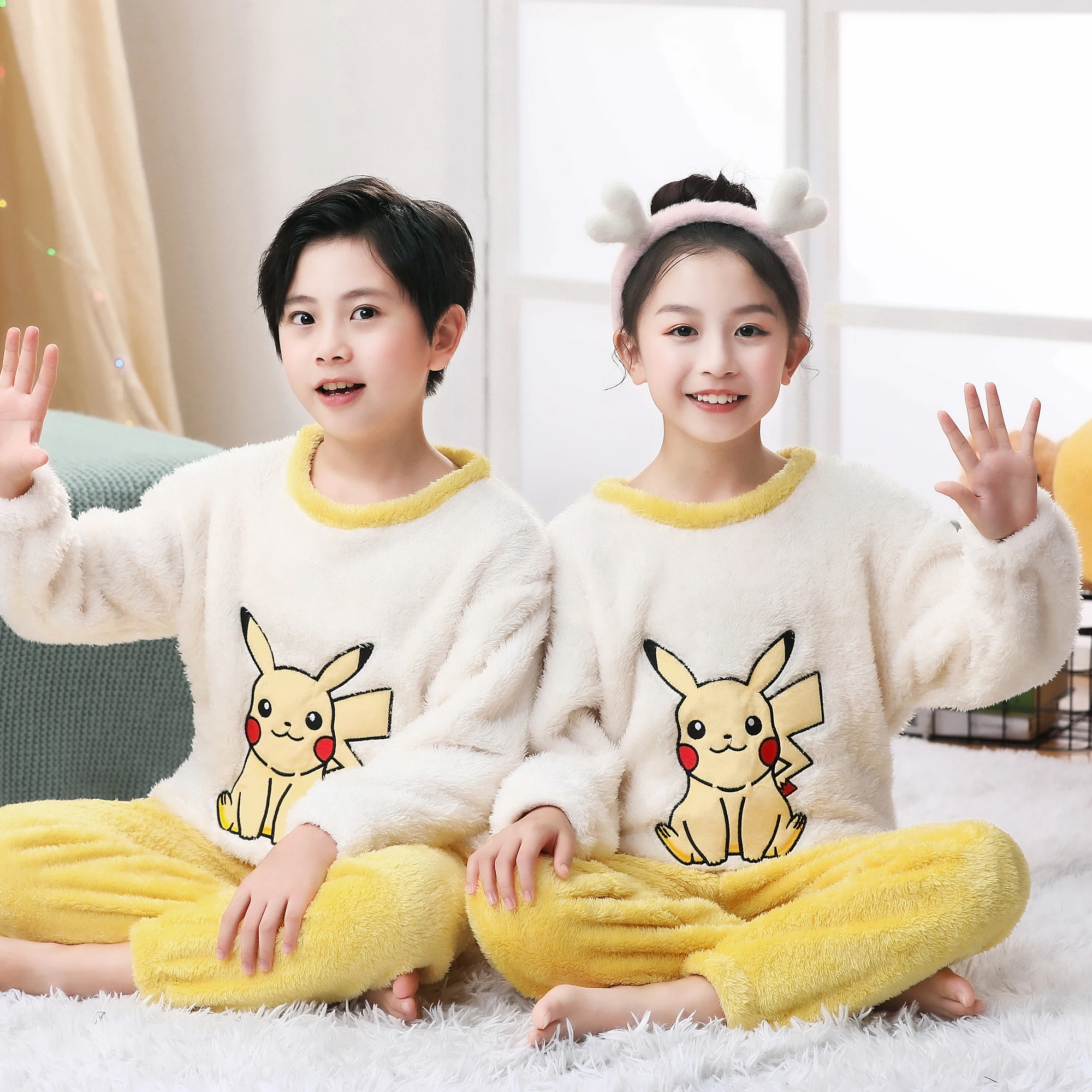 Newborn Kids Boys Girls Pajama Sets Cartoon Casual Long Sleeve Cute Flannel Tops with Pants Toddler Baby Autumn Sleeping Clothes
Newborn Kids Boys Girls Pajama Sets Cartoon Casual Long Sleeve Cute Flannel Tops with Pants Toddler Baby Autumn Sleeping Clothes