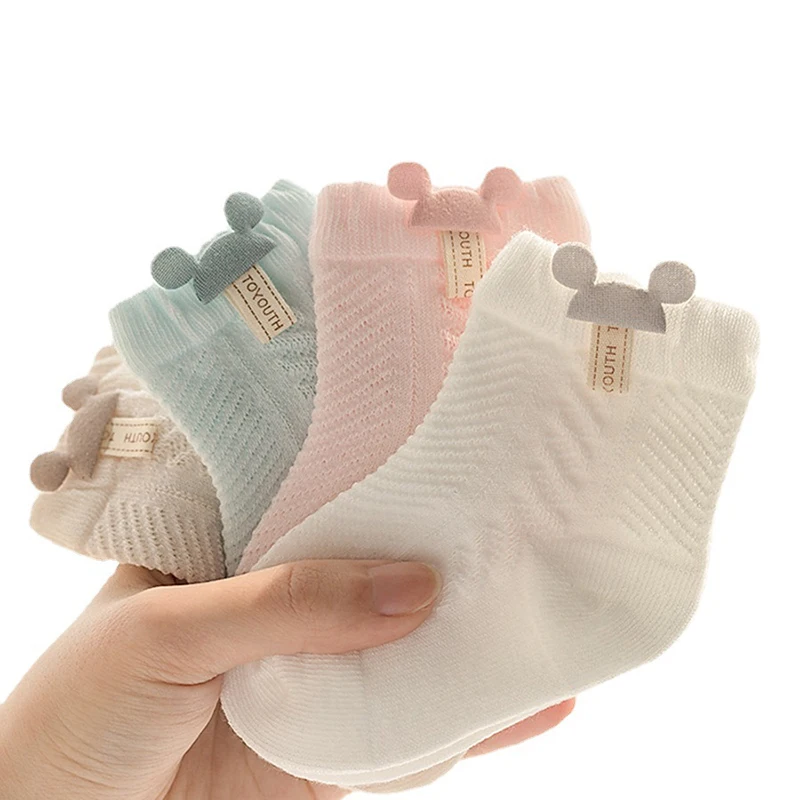 Летние сетчатые носки для новорожденных, хлопковые носки для мальчиков и девочек от 0 до 3 лет, 3/4 пар/комплект
Летние сетчатые носки для новорожденных, хлопковые носки для мальчиков и девочек от 0 до 3 лет, 3/4 пар/комплект