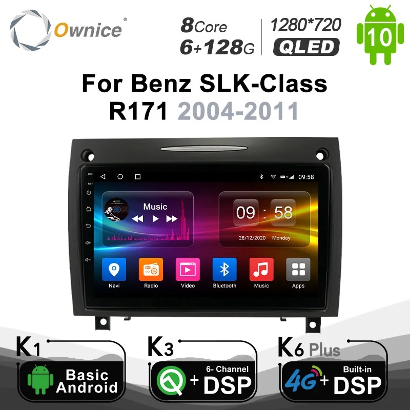Автомобильный радиоплеер Ownice 6G + 128G Android 10,0 для Mercedes-Benz SLK-Class SLK Class R171 2004 - 2011 Автомобильное видео головное устройство 4G LTE
Автомобильный радиоплеер Ownice 6G + 128G Android 10,0 для Mercedes-Benz SLK-Class SLK Class R171 2004 - 2011 Автомобильное видео головное устройство 4G LTE