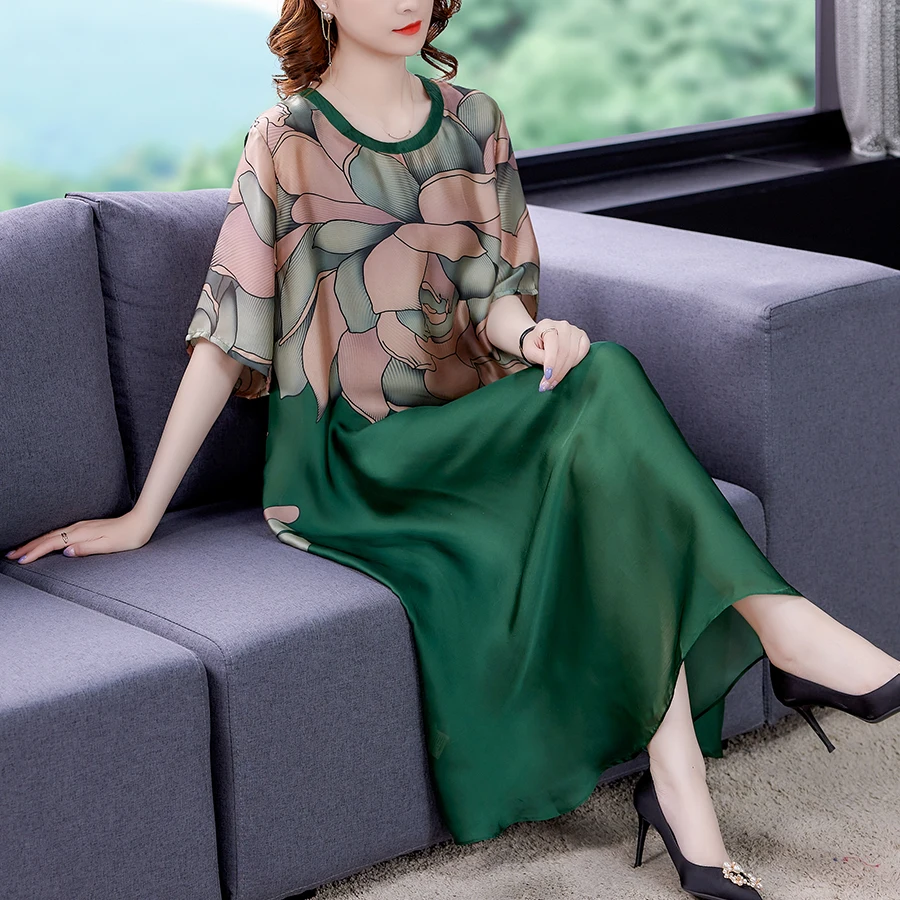 Women's Clothing High Quality Printed Silk Dresses Summer 2022 New Large Size Loose Tight Skirts Casual Party Elegant Vestidos
Women's Clothing High Quality Printed Silk Dresses Summer 2022 New Large Size Loose Tight Skirts Casual Party Elegant Vestidos