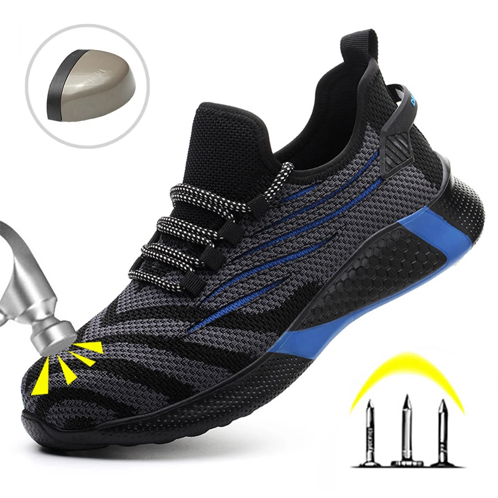 Men's Safety Shoes Indestructible Work Shoes Men Steel Toe Shoes Puncture Proof Work Sneakers Male Flats Men Work Safety Boots
Men's Safety Shoes Indestructible Work Shoes Men Steel Toe Shoes Puncture Proof Work Sneakers Male Flats Men Work Safety Boots