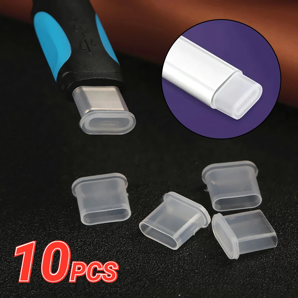 10/5/1pcs Universal Type-C Phone Charging Wire Data Cable Transparent Dustproof Cover With Rope Mini Silicone Anti-dust Plug
10/5/1pcs Universal Type-C Phone Charging Wire Data Cable Transparent Dustproof Cover With Rope Mini Silicone Anti-dust Plug
