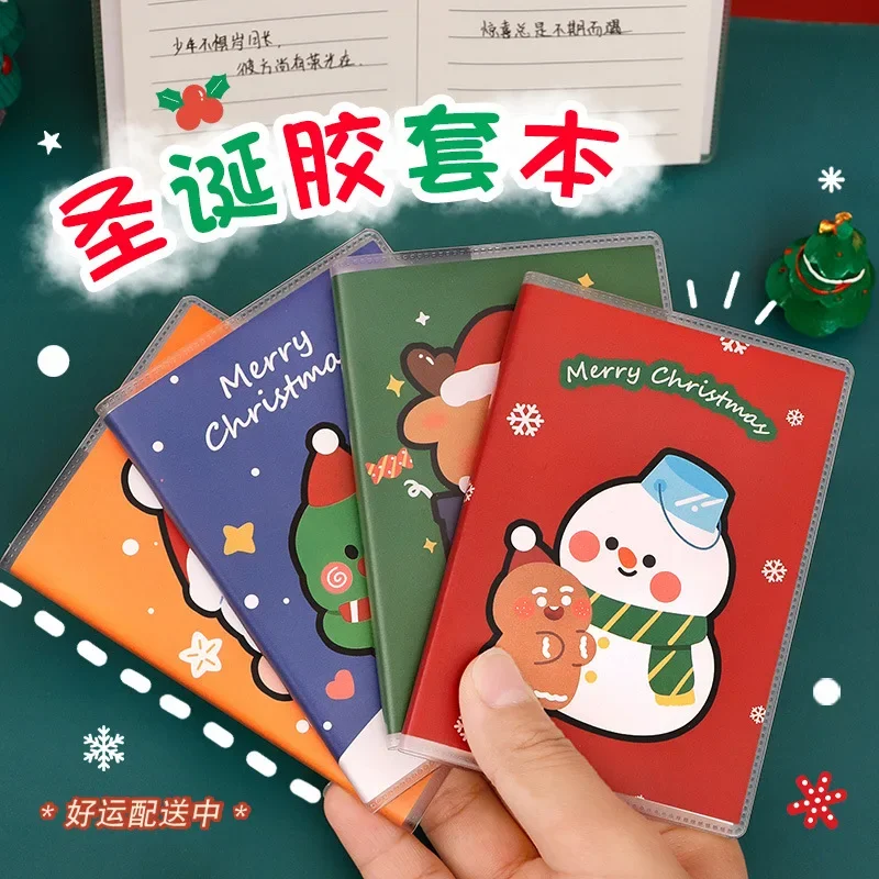 2pcs Cartoon Christmas Notepad Plastic Sleeve Mini Pocket Notebook Cute A7 Notebook Christmas Stationery Gift School Supplies
2pcs Cartoon Christmas Notepad Plastic Sleeve Mini Pocket Notebook Cute A7 Notebook Christmas Stationery Gift School Supplies