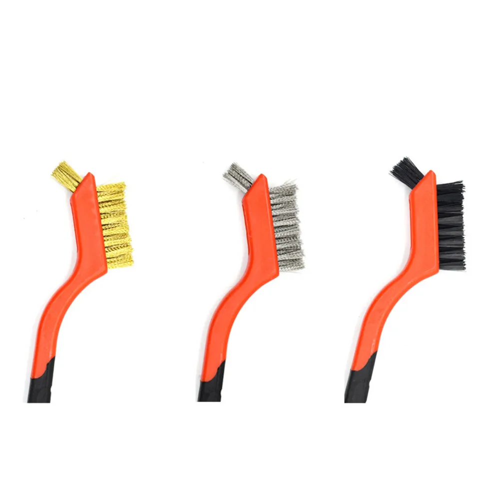 1pc Nylon/Brass/Steel Wire Brushes Hand Tools Cleaning Tools Polishing Tools Deburring Tools For Removing Rust Scale Paint Slag
1pc Nylon/Brass/Steel Wire Brushes Hand Tools Cleaning Tools Polishing Tools Deburring Tools For Removing Rust Scale Paint Slag