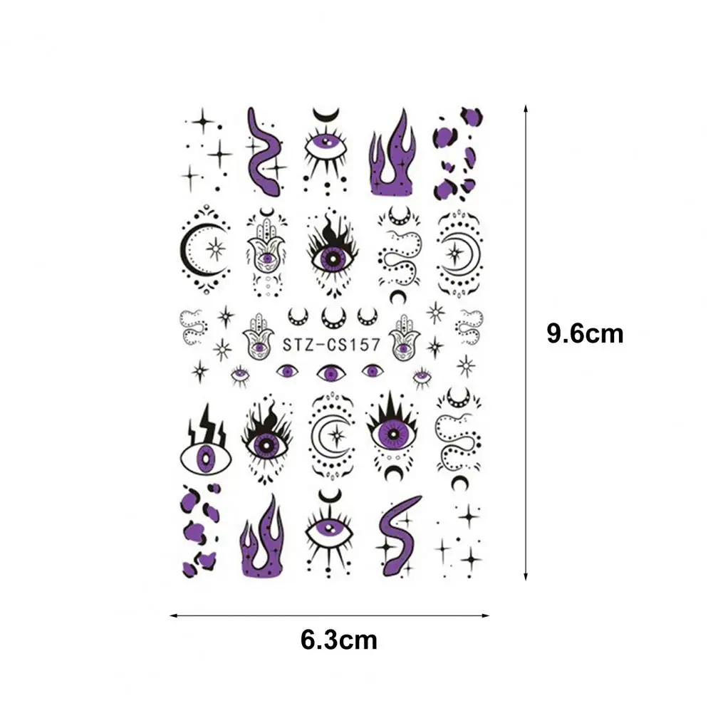 3 Sheets Chic Colorful Anti-fade Female Decorative Nail Adhesive Stickers for Ladies Manicure Stickers Nail Stickers
3 Sheets Chic Colorful Anti-fade Female Decorative Nail Adhesive Stickers for Ladies Manicure Stickers Nail Stickers