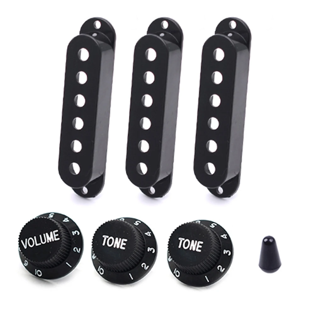 ST Electric Guitar Single Coil Pickup Covers 1 Volume 2 Tone Knob SSS Electric Guitar Pickup Lid/Shell/Top 48 50 52MM
ST Electric Guitar Single Coil Pickup Covers 1 Volume 2 Tone Knob SSS Electric Guitar Pickup Lid/Shell/Top 48 50 52MM