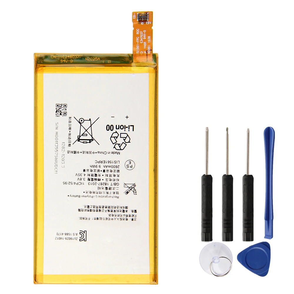 Сменный аккумулятор LIS1561ERPC для Sony Xperia Z3 Compact Z3 mini C4 M55W D5833 Z3MINI, Сменный аккумулятор для телефона 2600 мАч
Сменный аккумулятор LIS1561ERPC для Sony Xperia Z3 Compact Z3 mini C4 M55W D5833 Z3MINI, Сменный аккумулятор для телефона 2600 мАч