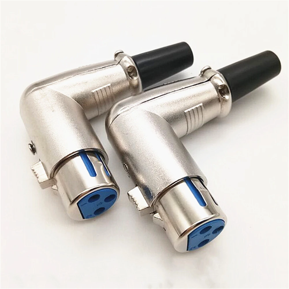 3-Pin Right Angle XLR Connector Male Female XLR 3 Pin Micphone Plug Audio Cable Connector Multi-directional Connector
3-Pin Right Angle XLR Connector Male Female XLR 3 Pin Micphone Plug Audio Cable Connector Multi-directional Connector