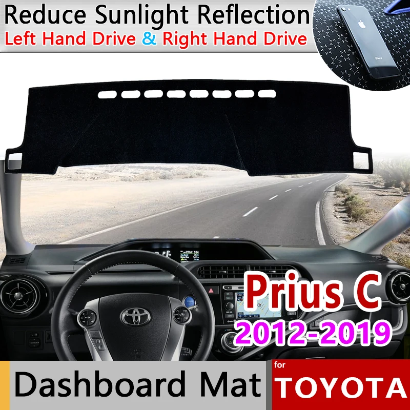 Car Dashboard Cover Dash Board Mat Carpet Pad for Toyota Prius C Aqua NHP10 2012-2019 Protection Sun Shade Cape Rug Accessories
Car Dashboard Cover Dash Board Mat Carpet Pad for Toyota Prius C Aqua NHP10 2012-2019 Protection Sun Shade Cape Rug Accessories