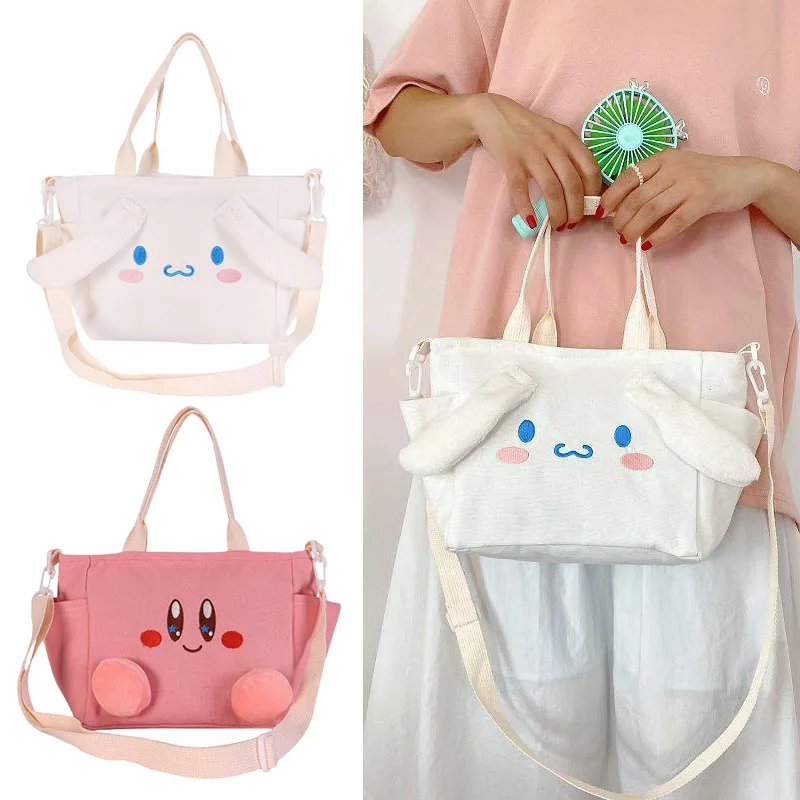 Cute Sanrio Cinnamorollcanvas Bag Female Cartoon Anime Handbag Shoulder Bag Plush Messenger Bag Large Capacity Shopping Bag Gift
Cute Sanrio Cinnamorollcanvas Bag Female Cartoon Anime Handbag Shoulder Bag Plush Messenger Bag Large Capacity Shopping Bag Gift