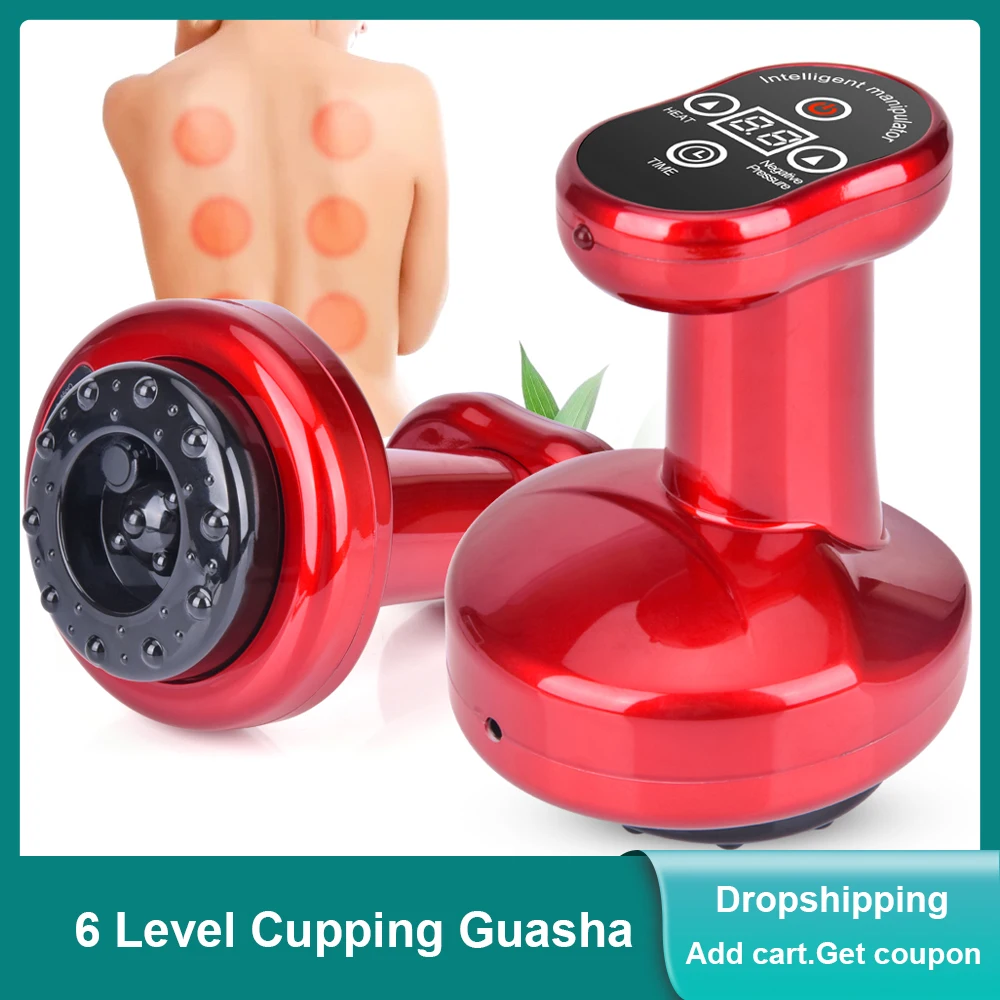 6 Level Electric Cupping Massage Anti Cellulite Scrape Physiotherapy Stimulate Acupoint Massager Guasha Fat Burning Slimming
6 Level Electric Cupping Massage Anti Cellulite Scrape Physiotherapy Stimulate Acupoint Massager Guasha Fat Burning Slimming