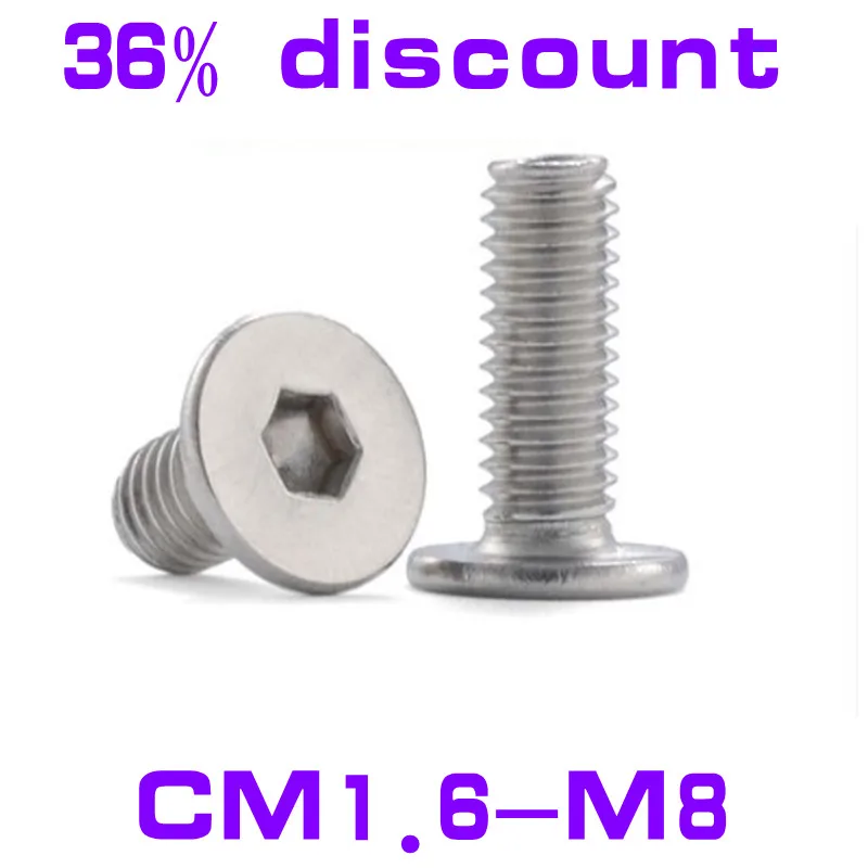 Шестигранная головка CM M1.6 M2 M2.5 m3M4 m5 m6 m8 304 из нержавеющей стали ультратонкая очень низкая плоская пластинчатая головка Шестигранная головка ...
Шестигранная головка CM M1.6 M2 M2.5 m3M4 m5 m6 m8 304 из нержавеющей стали ультратонкая очень низкая плоская пластинчатая головка Шестигранная головка ...
