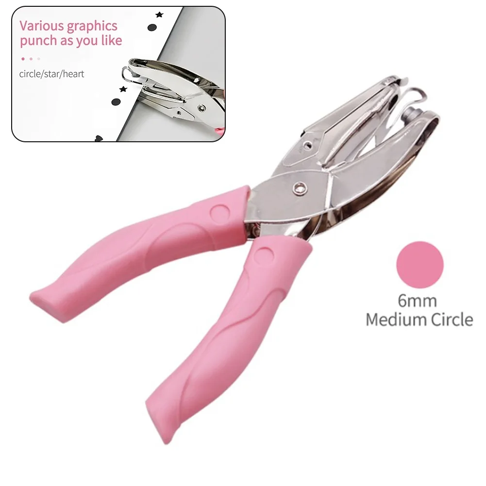 1PC 6MM Metal Single Hole Puncher Hand Paper Punch Single Hole Scrapbooking Punches Materials School Office 158*75mm
1PC 6MM Metal Single Hole Puncher Hand Paper Punch Single Hole Scrapbooking Punches Materials School Office 158*75mm