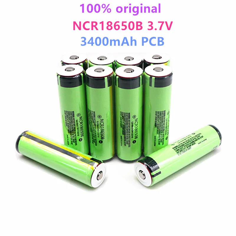 10PCS Original 18650 battery 3.7v PCB battery For NCR18650B 3400mAh 3.7V Li-ion Rechargeable battery PCB Protected+Free Shopping
10PCS Original 18650 battery 3.7v PCB battery For NCR18650B 3400mAh 3.7V Li-ion Rechargeable battery PCB Protected+Free Shopping