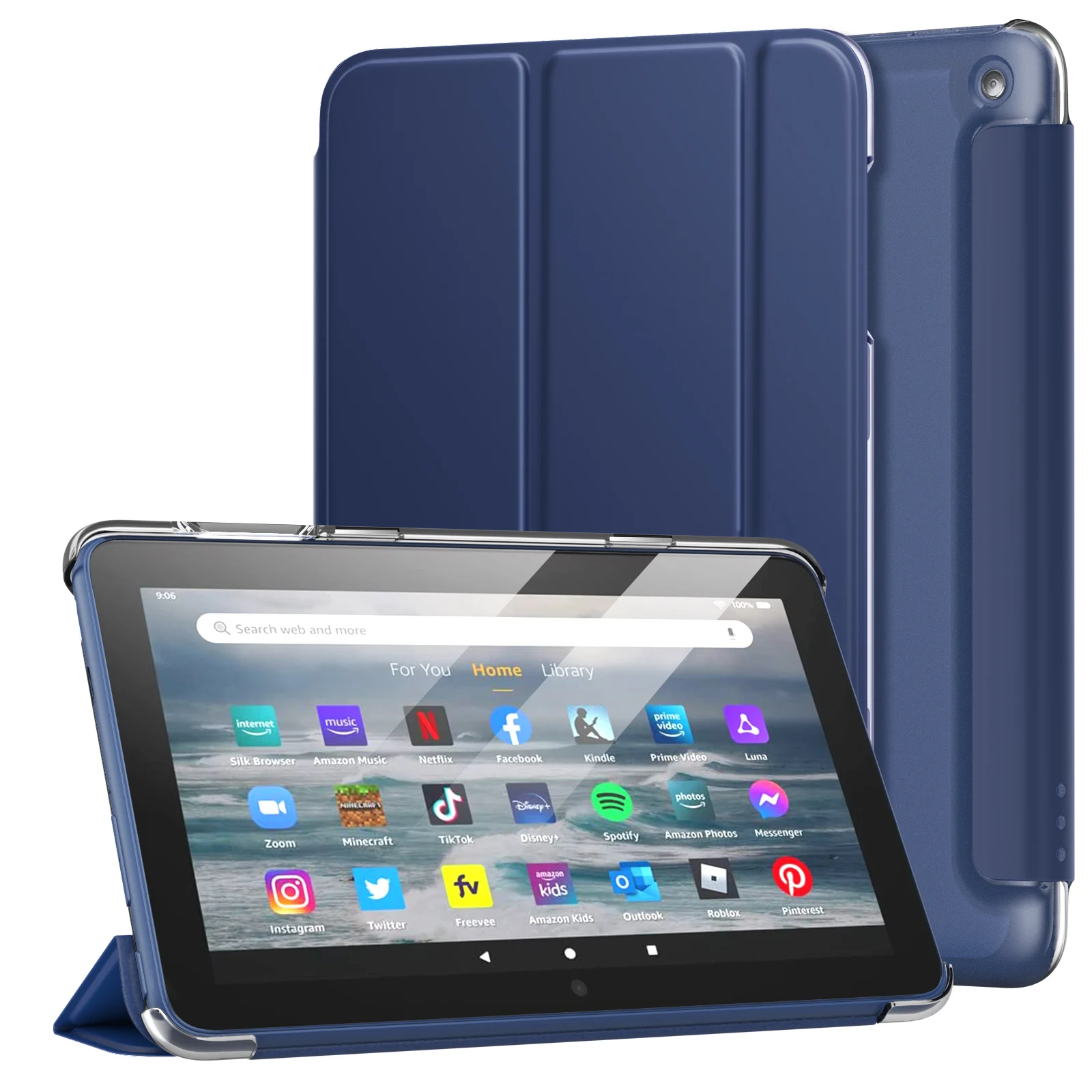 Case For All-New Kindle Fire 7 Tablet 2022 Release-12th Gen Latest Model 7" PU Leather Trifold Stand Cover Translucent Fros
Case For All-New Kindle Fire 7 Tablet 2022 Release-12th Gen Latest Model 7" PU Leather Trifold Stand Cover Translucent Fros