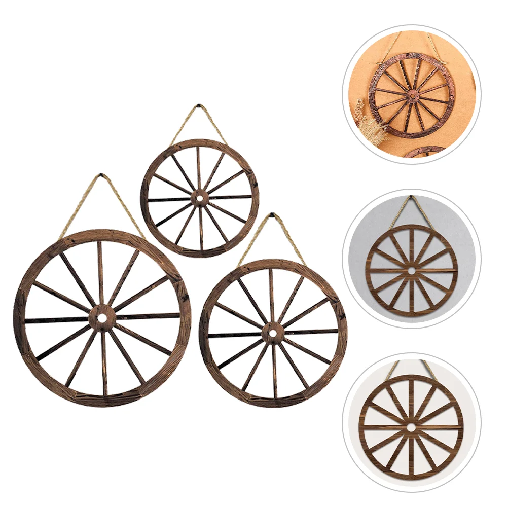 3pcs Wooden Wheel Hanging Decor Wooden Wheel Hanging Decor Home Decoration
3pcs Wooden Wheel Hanging Decor Wooden Wheel Hanging Decor Home Decoration