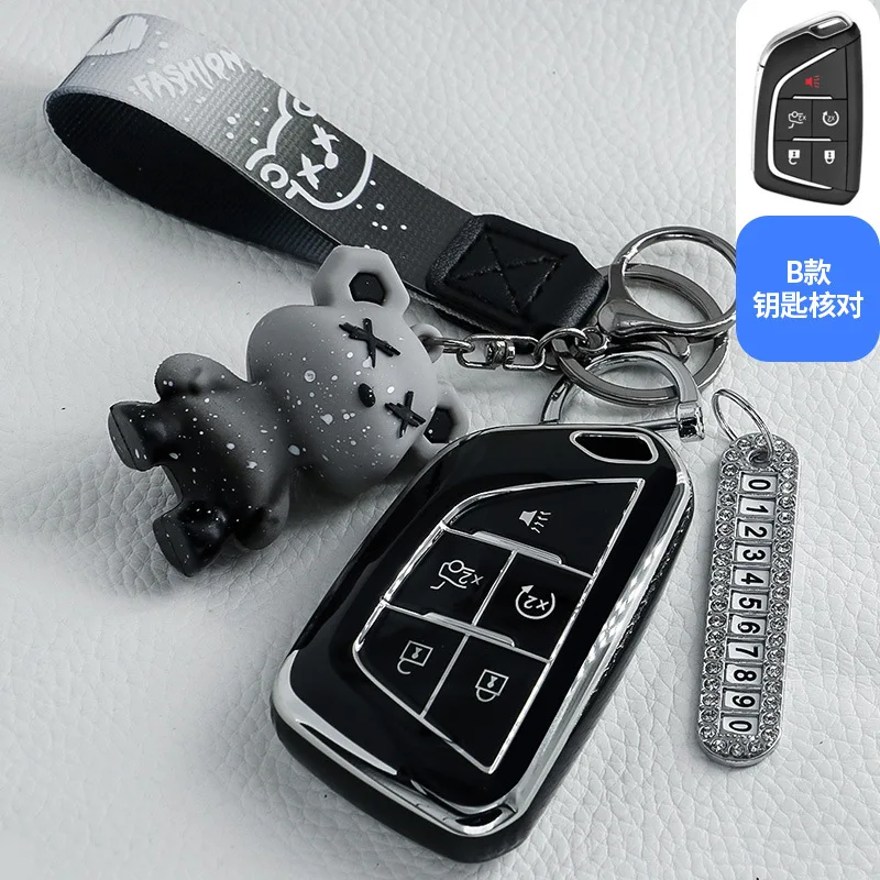 Car Key Case Cover for Cadillac ATS XT5 CT6 CTS DTS Escalade ESV SRX XTS ELR 2014 2015 2016. 2017 2018 Keychain
Car Key Case Cover for Cadillac ATS XT5 CT6 CTS DTS Escalade ESV SRX XTS ELR 2014 2015 2016. 2017 2018 Keychain