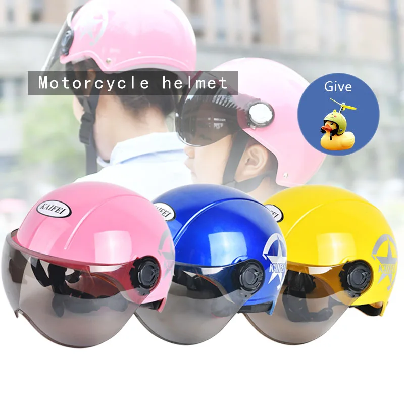 Children Electric Motorcycle Safety Helmet Sports Cycling Kids Capacete Motorcycle Summer Sun Protection General Half Helmet
Children Electric Motorcycle Safety Helmet Sports Cycling Kids Capacete Motorcycle Summer Sun Protection General Half Helmet