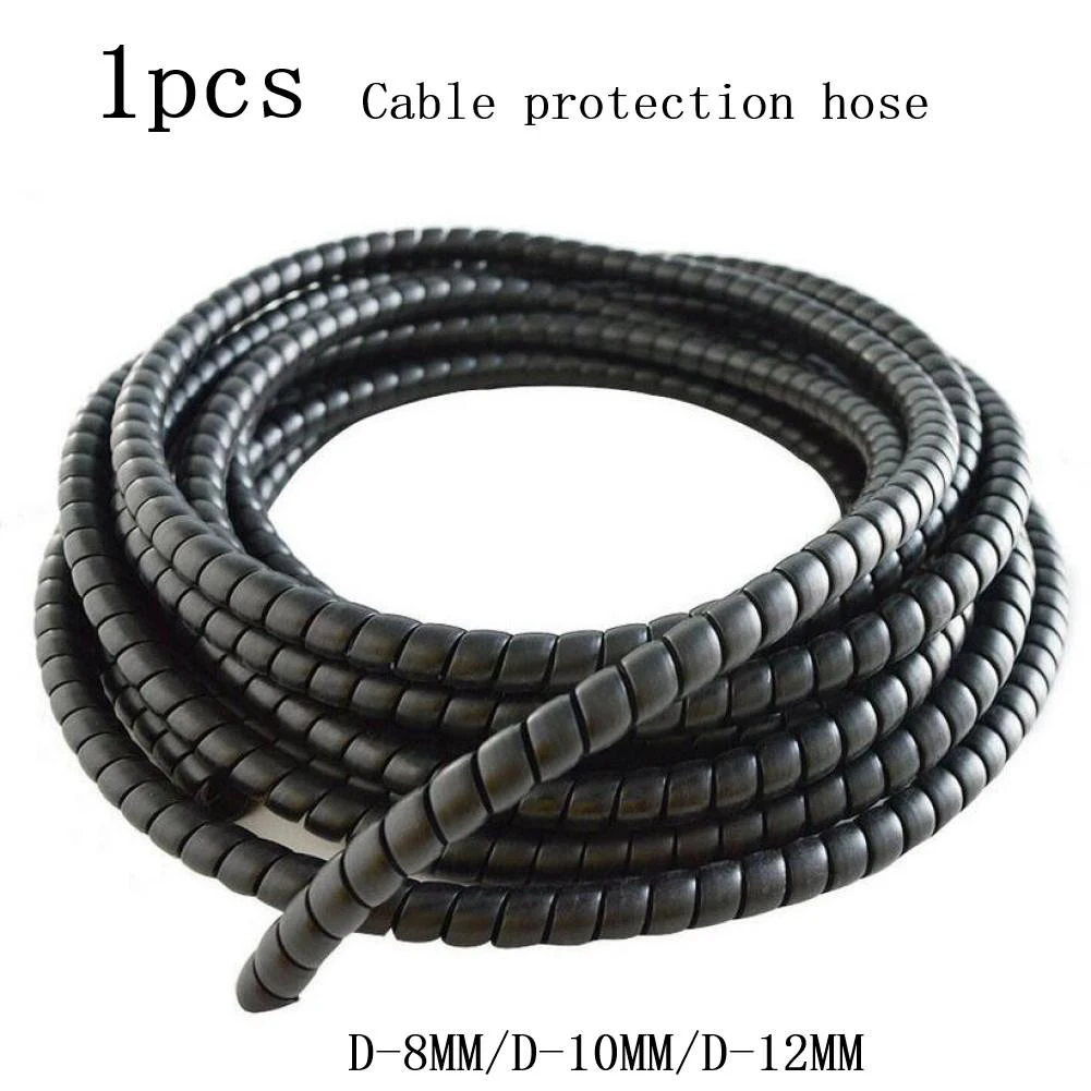 Black Hydraulic Hose Guard / Cable / Air Conditioning Pipe/hydraulic Oil Pipe/wire Protection Cover Spiral Wrap - 1m ID 8-12mm
Black Hydraulic Hose Guard / Cable / Air Conditioning Pipe/hydraulic Oil Pipe/wire Protection Cover Spiral Wrap - 1m ID 8-12mm