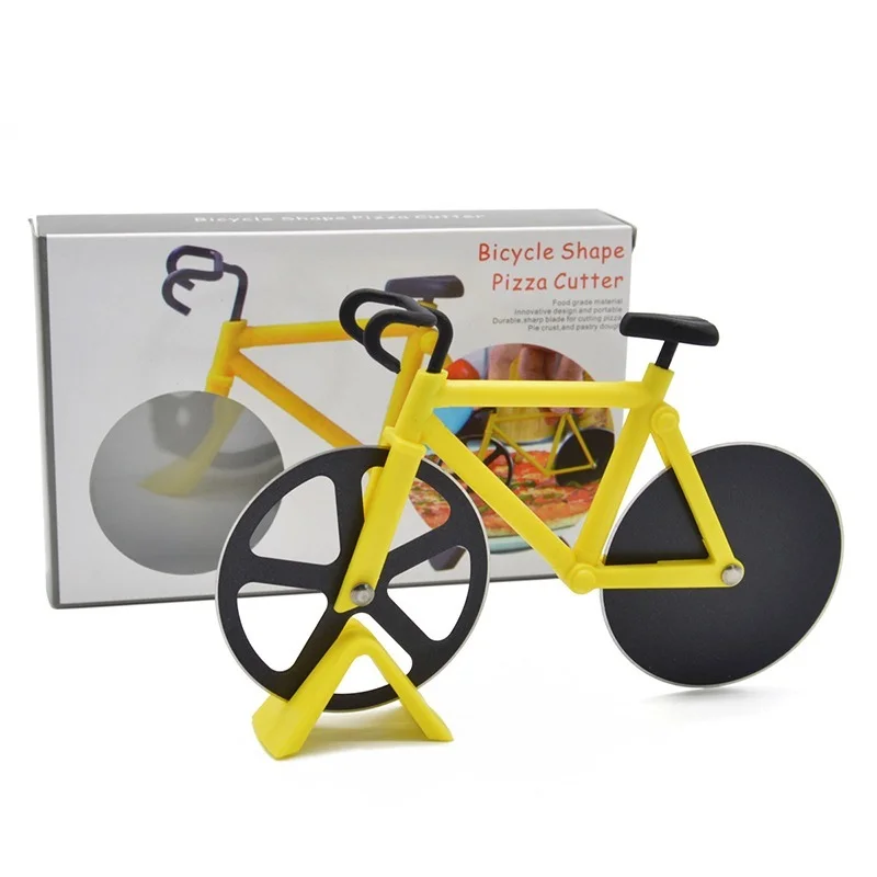 Bike Pizza Cutter Knives With Box Non-stick Two-wheel Bicycle Shape Pizza Cutting Knife Holder Stainless Steel Pizza Tools
Bike Pizza Cutter Knives With Box Non-stick Two-wheel Bicycle Shape Pizza Cutting Knife Holder Stainless Steel Pizza Tools