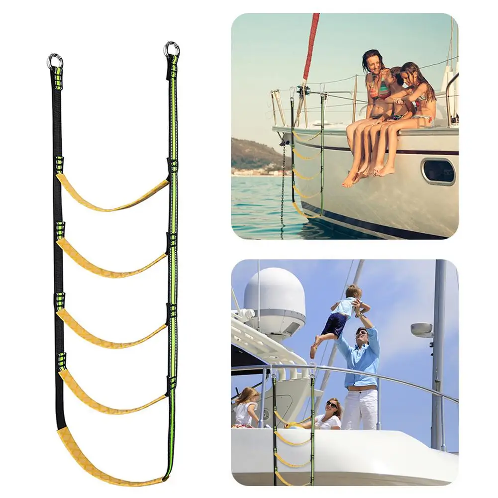 Folding Hanging Rope Ladder Light-weight Uv-proof Water Entertainment Supplies For Inflatable Boats Kayaks Jet Skis Canoes New
Folding Hanging Rope Ladder Light-weight Uv-proof Water Entertainment Supplies For Inflatable Boats Kayaks Jet Skis Canoes New