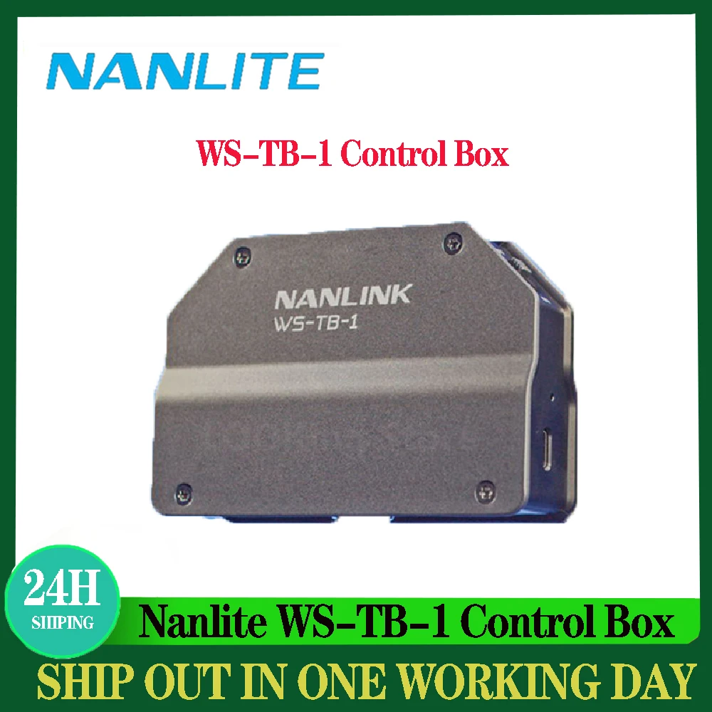 Nanlite Nanguang WS-TB-1 Control Box 2400mAh NANLINK BOX Fill Light Dimming Accessories App Control for Led Light
Nanlite Nanguang WS-TB-1 Control Box 2400mAh NANLINK BOX Fill Light Dimming Accessories App Control for Led Light