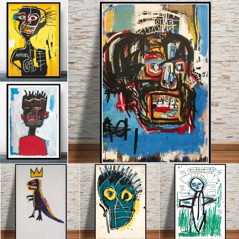 Abstract Street Art Canvas Painting Art Poster and Prints Pictures Jean Michel Graffiti Modern Artist Artwork for Home Decor
Abstract Street Art Canvas Painting Art Poster and Prints Pictures Jean Michel Graffiti Modern Artist Artwork for Home Decor