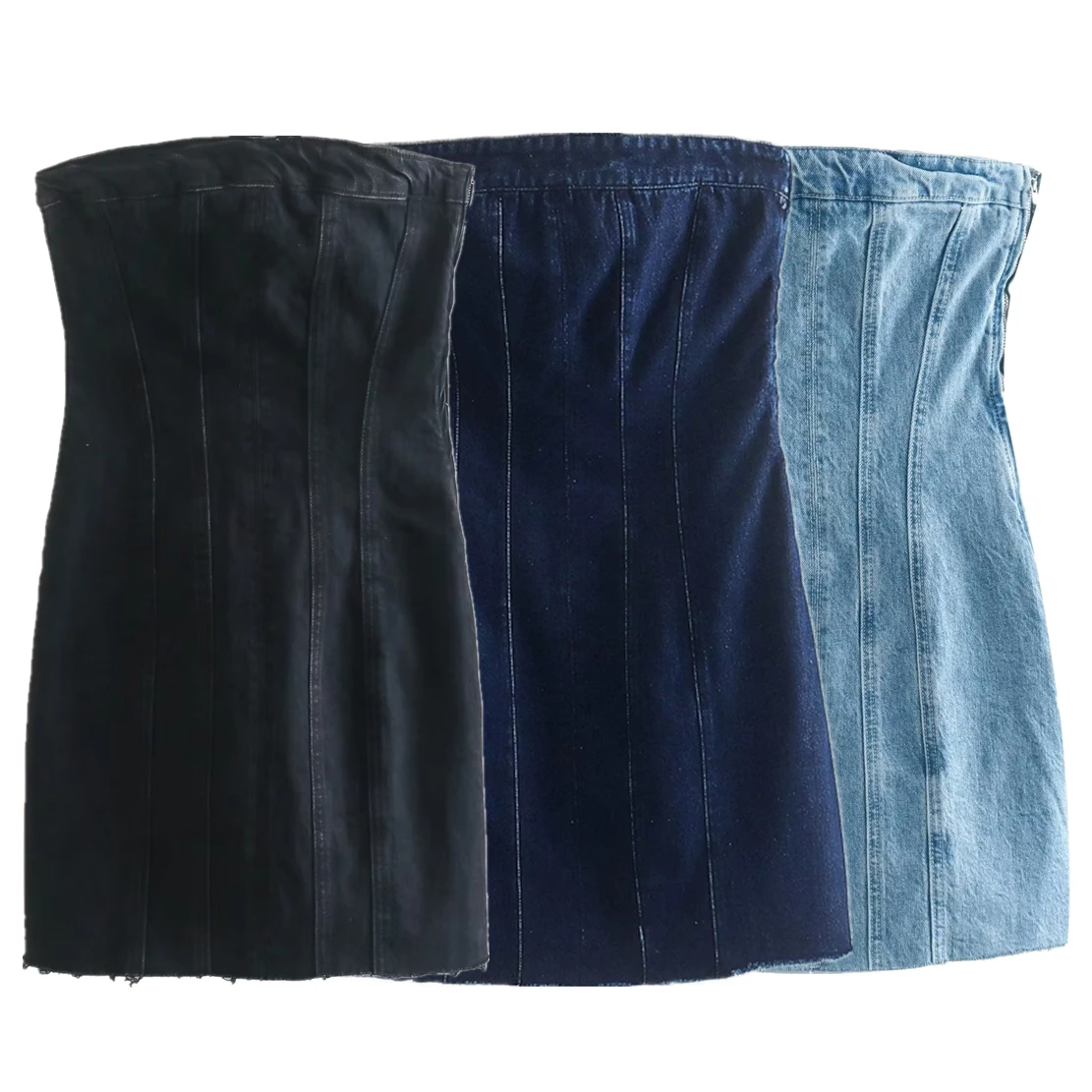 Jenny&Dave High Street Retro Washed Denim Dress Sexy Off Shoulder Sheath Mini Dress Women
Jenny&Dave High Street Retro Washed Denim Dress Sexy Off Shoulder Sheath Mini Dress Women