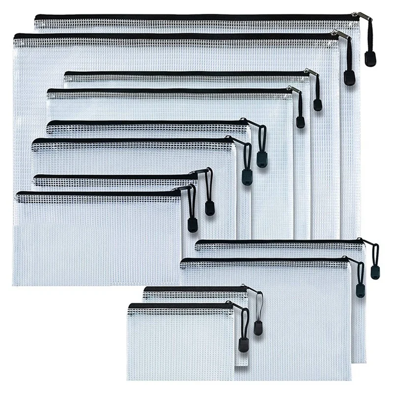 Multi Size Folder Document Zipper Bag Plastic Wallet Mesh Document Bag Zipper Bag Zipper Lock Wallet
Multi Size Folder Document Zipper Bag Plastic Wallet Mesh Document Bag Zipper Bag Zipper Lock Wallet