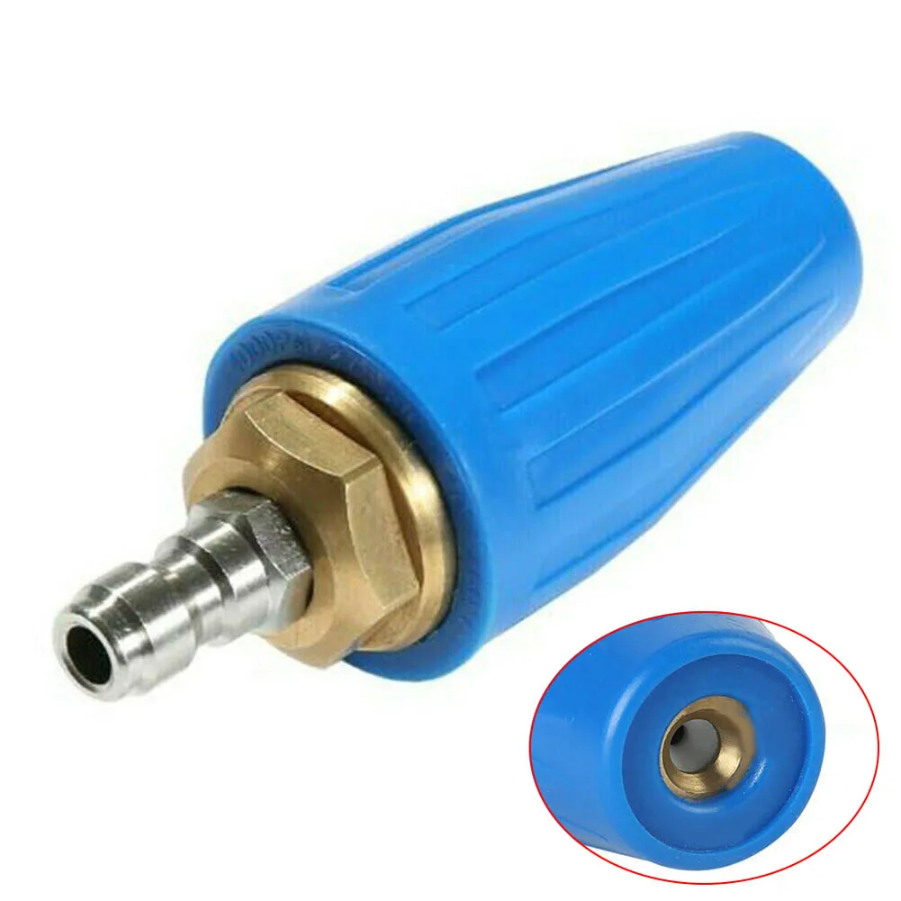 4000PSI High Pressure Washer Turbo Nozzle 360° Spray Tip Sprayer Head 1/4inch Connector For Garden Watering Tools Accessories
4000PSI High Pressure Washer Turbo Nozzle 360° Spray Tip Sprayer Head 1/4inch Connector For Garden Watering Tools Accessories