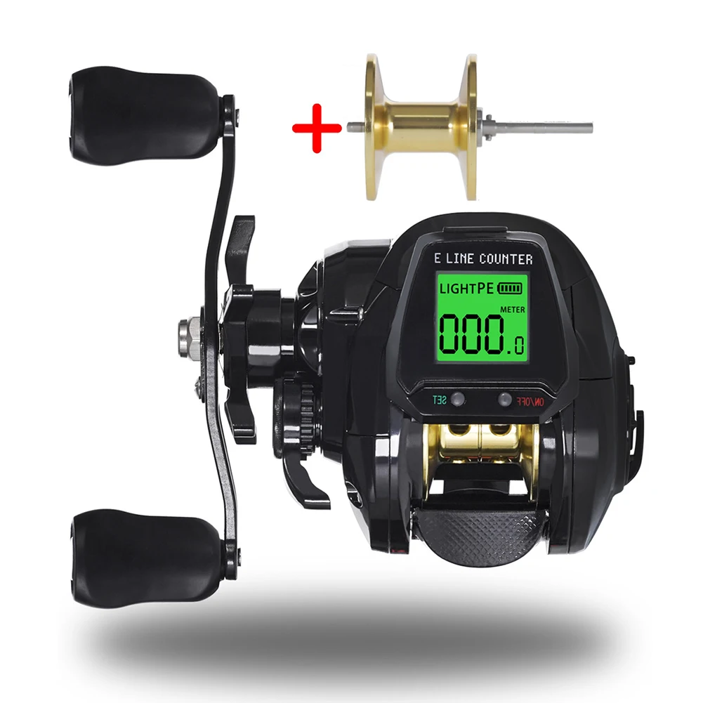 High Performance Fishing Baitcasting Reel with Bite Alarm and Spare Spool 72 1 Gear Ratio Variable Speed Adjustment
High Performance Fishing Baitcasting Reel with Bite Alarm and Spare Spool 72 1 Gear Ratio Variable Speed Adjustment