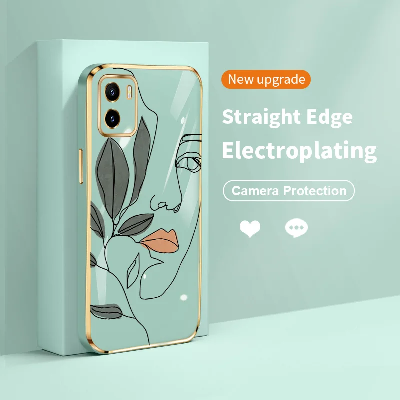 Women and Flowers Electroplating Silicone Phone Case for vivo Y15A Y15S Y10 t1 Y01 Y15 Y17 Y19 Y3S Y5S U3 U10 U3X iQOO U5X Ultra
Women and Flowers Electroplating Silicone Phone Case for vivo Y15A Y15S Y10 t1 Y01 Y15 Y17 Y19 Y3S Y5S U3 U10 U3X iQOO U5X Ultra