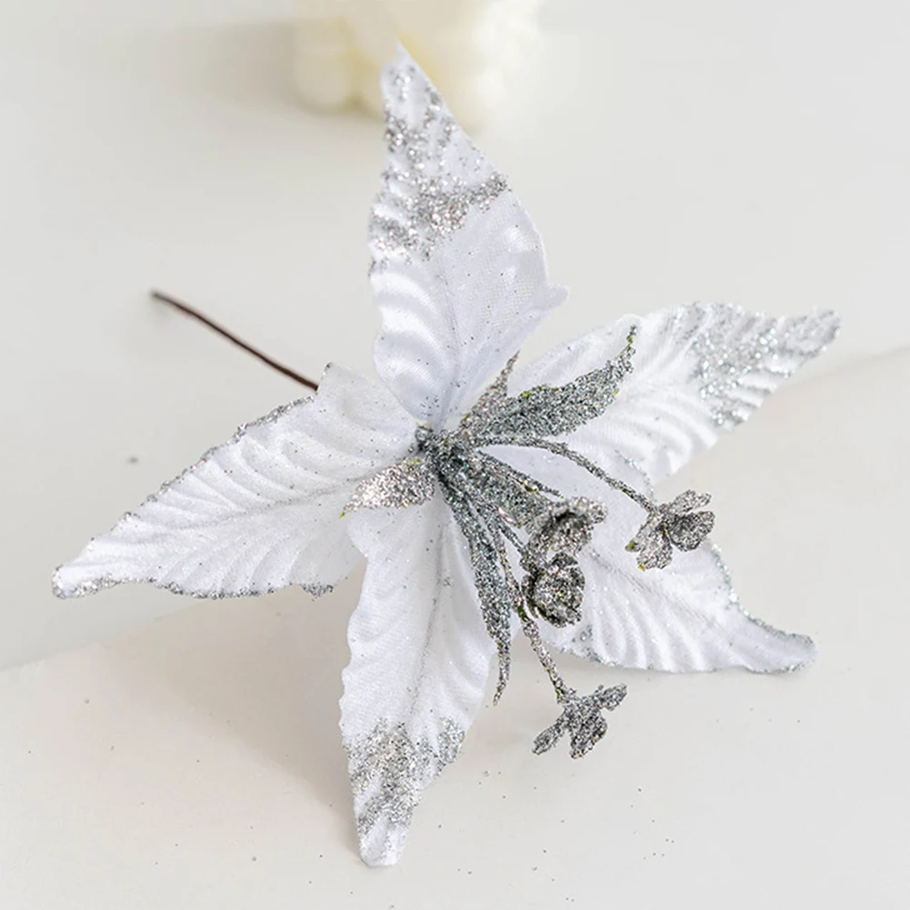 Tree Decoration Christmas Flower Wedding Garden Party 1x Cloth+Plastic Durable Glitter Flower Large Poinsettia
Tree Decoration Christmas Flower Wedding Garden Party 1x Cloth+Plastic Durable Glitter Flower Large Poinsettia