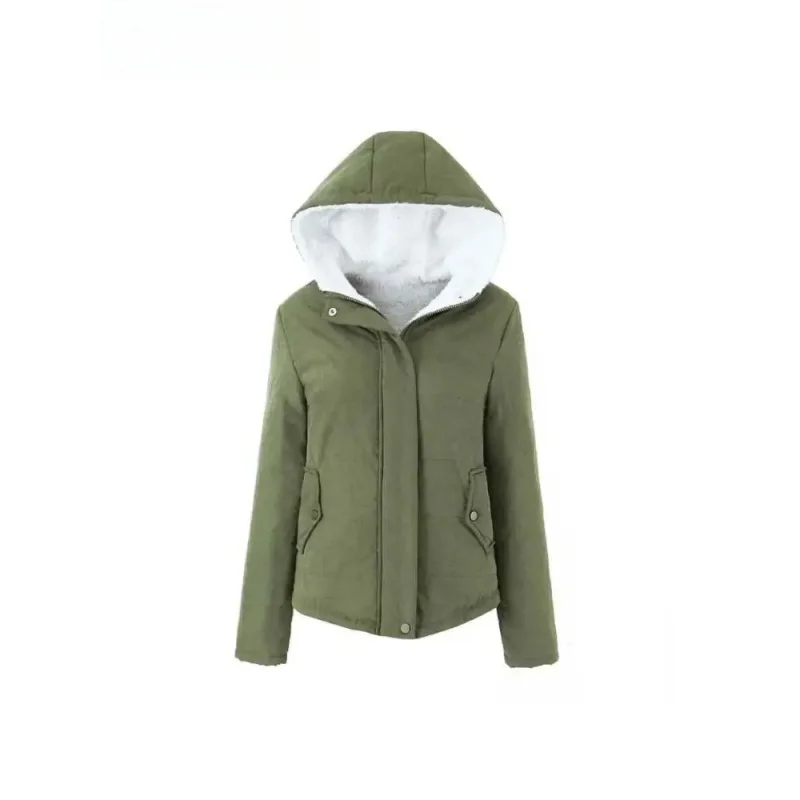 Casual Women Solid Hooded Cotton Jacket 2023 Autumn Winter Fashion Thick Warm Fur Padded Coat Loose Zipper Female Outwear
Casual Women Solid Hooded Cotton Jacket 2023 Autumn Winter Fashion Thick Warm Fur Padded Coat Loose Zipper Female Outwear