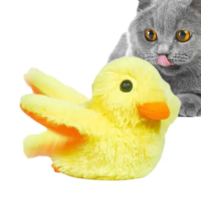 Rechargeable Flapping Duck Cat Accessories For Indoor Cats Plush Cat Toys For Indoor With Sounds Cats Automatic Interactive Cat
Rechargeable Flapping Duck Cat Accessories For Indoor Cats Plush Cat Toys For Indoor With Sounds Cats Automatic Interactive Cat