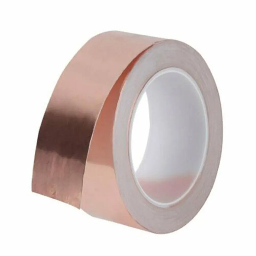 Durable Copper Foil Tape 10m Tape Spare Parts 1* 10M 1pc Fittings Replacement Waterproof Conductive EMI Shield
Durable Copper Foil Tape 10m Tape Spare Parts 1* 10M 1pc Fittings Replacement Waterproof Conductive EMI Shield